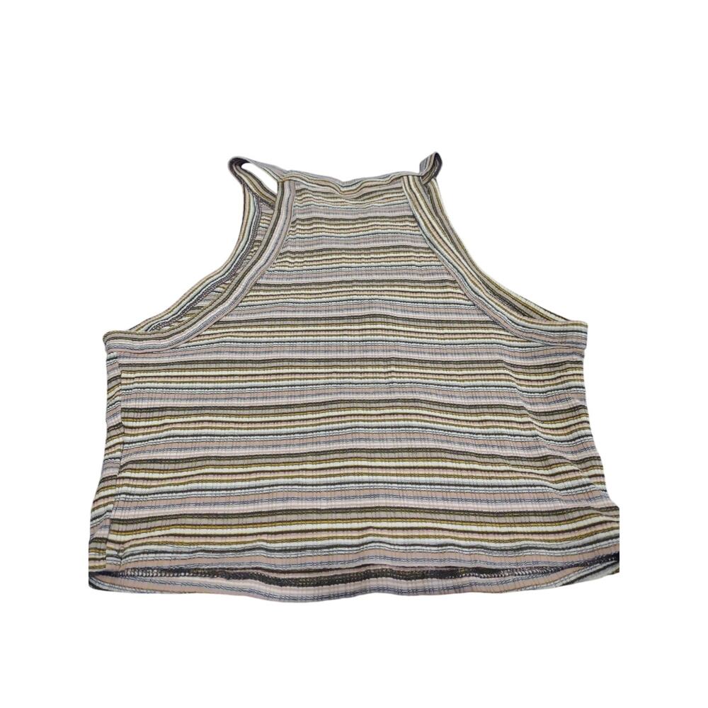 Express one‎ eleven striped crop topXS Preppy festival grunge Lightweight casual